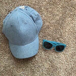 Kids & baby Blue Baseball Cap with Curved Brim